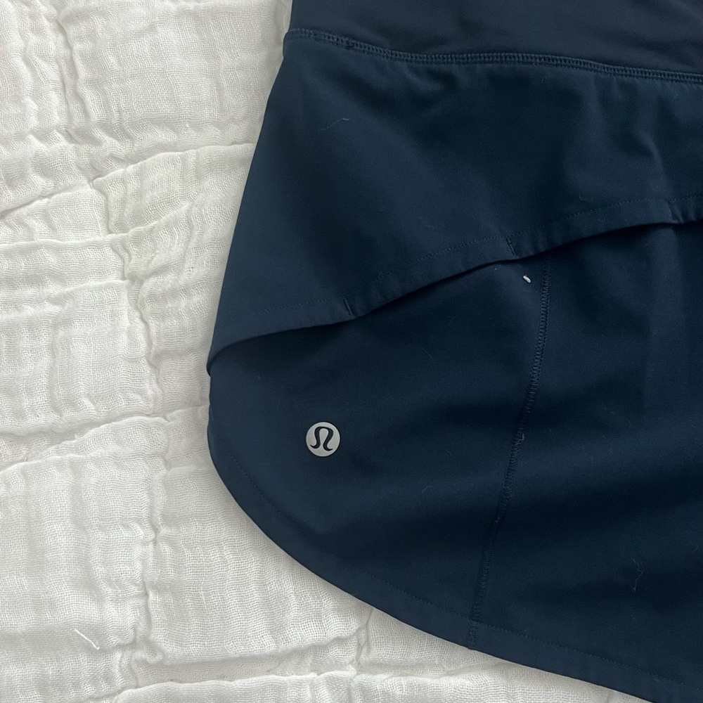 Navy Blue Lululemon Speed Up Shorts